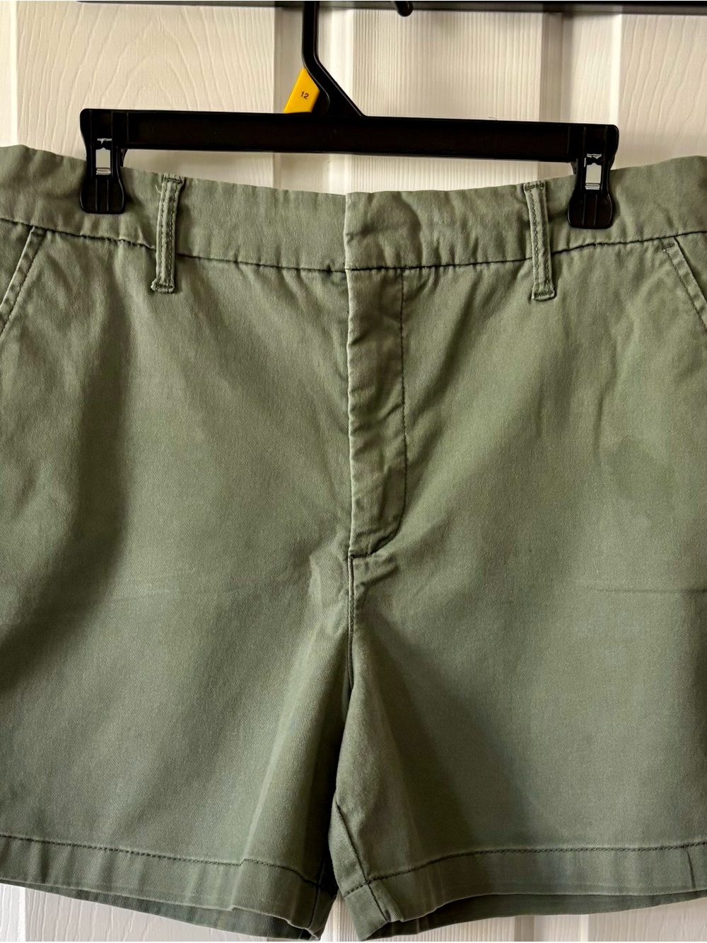 Gloria Vanderbilt Olive High-Rise Casual Shorts